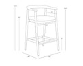 Sunpan, JEREMY COUNTER STOOL, BENCHES, OTTOMAN & STOOLS