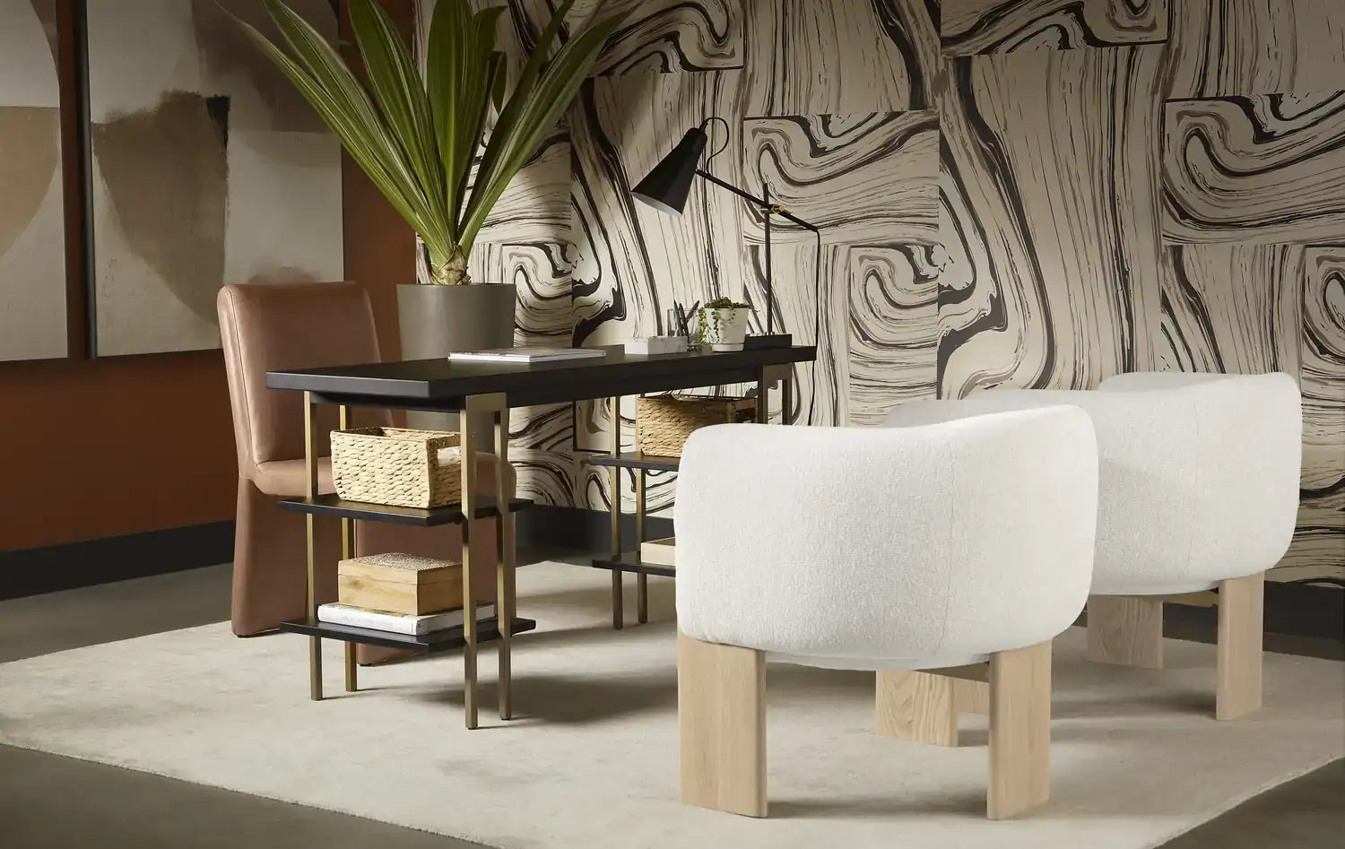 Sunpan CASCATA DINING CHAIR - Dining Chairs