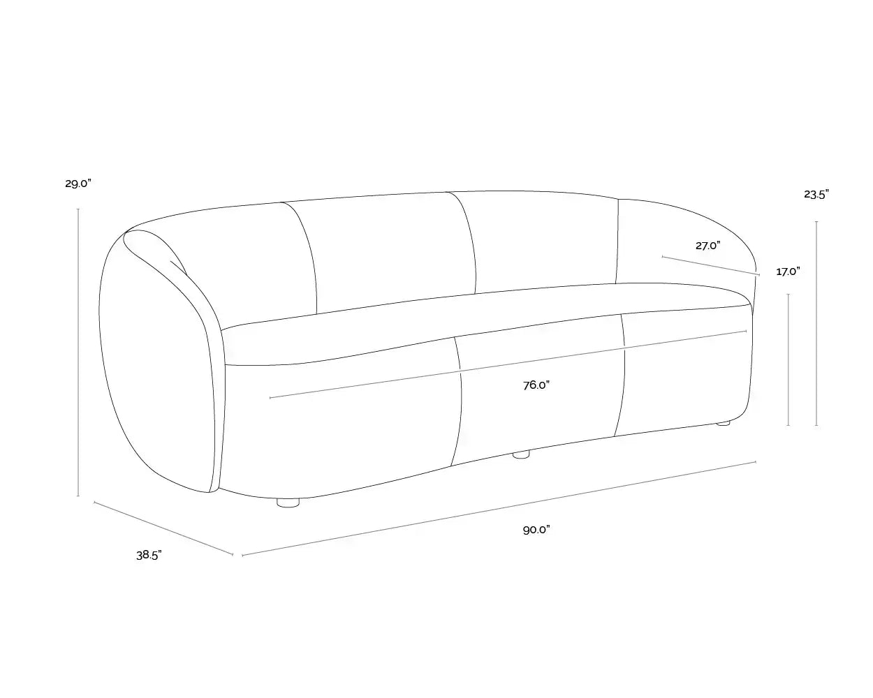 SUNPAN LORNE SOFA - Sofa