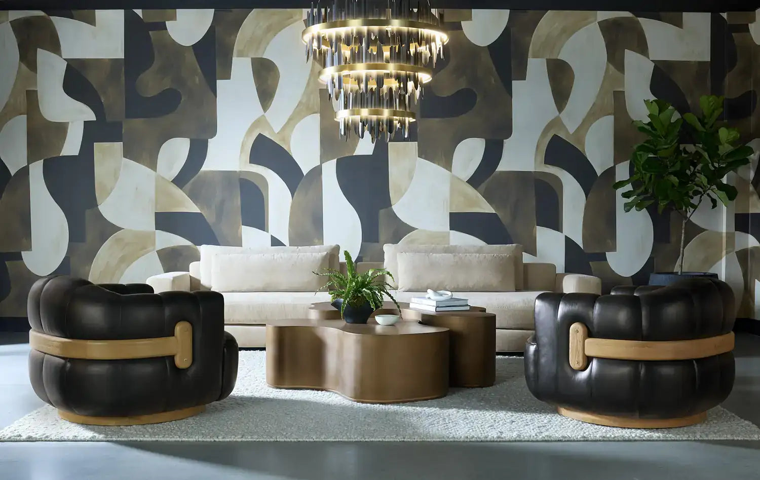 Sunpan TADEO SWIVEL ARMCHAIR - Lounge