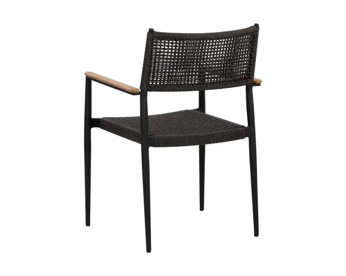 Sunpan NAVA STACKABLE DINING ARMCHAIR - Outdoor Furniture