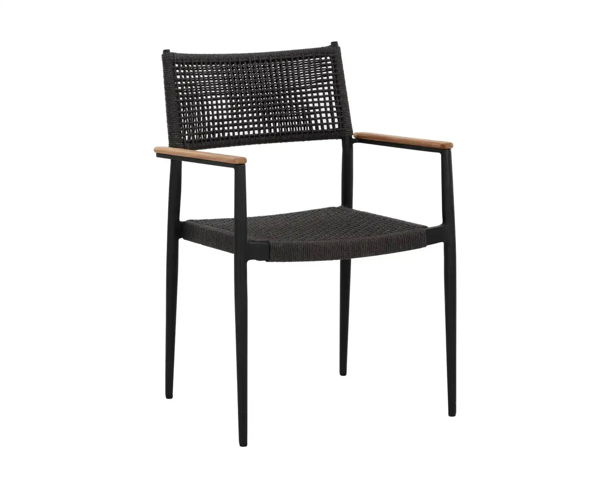 Sunpan NAVA STACKABLE DINING ARMCHAIR - Outdoor Furniture