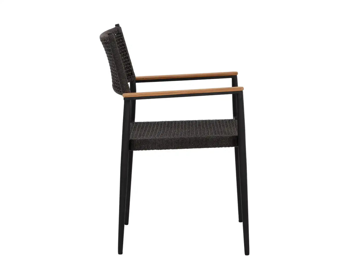 Sunpan NAVA STACKABLE DINING ARMCHAIR - Outdoor Furniture