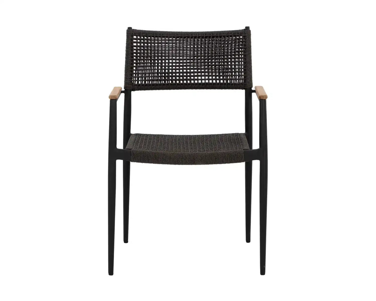 Sunpan NAVA STACKABLE DINING ARMCHAIR - Outdoor Furniture