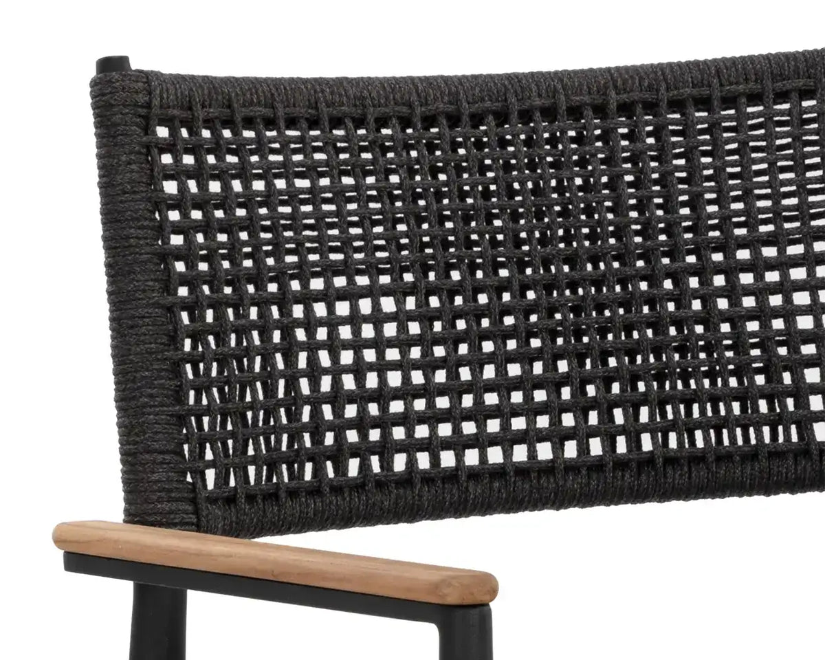 Sunpan NAVA STACKABLE DINING ARMCHAIR - Outdoor Furniture