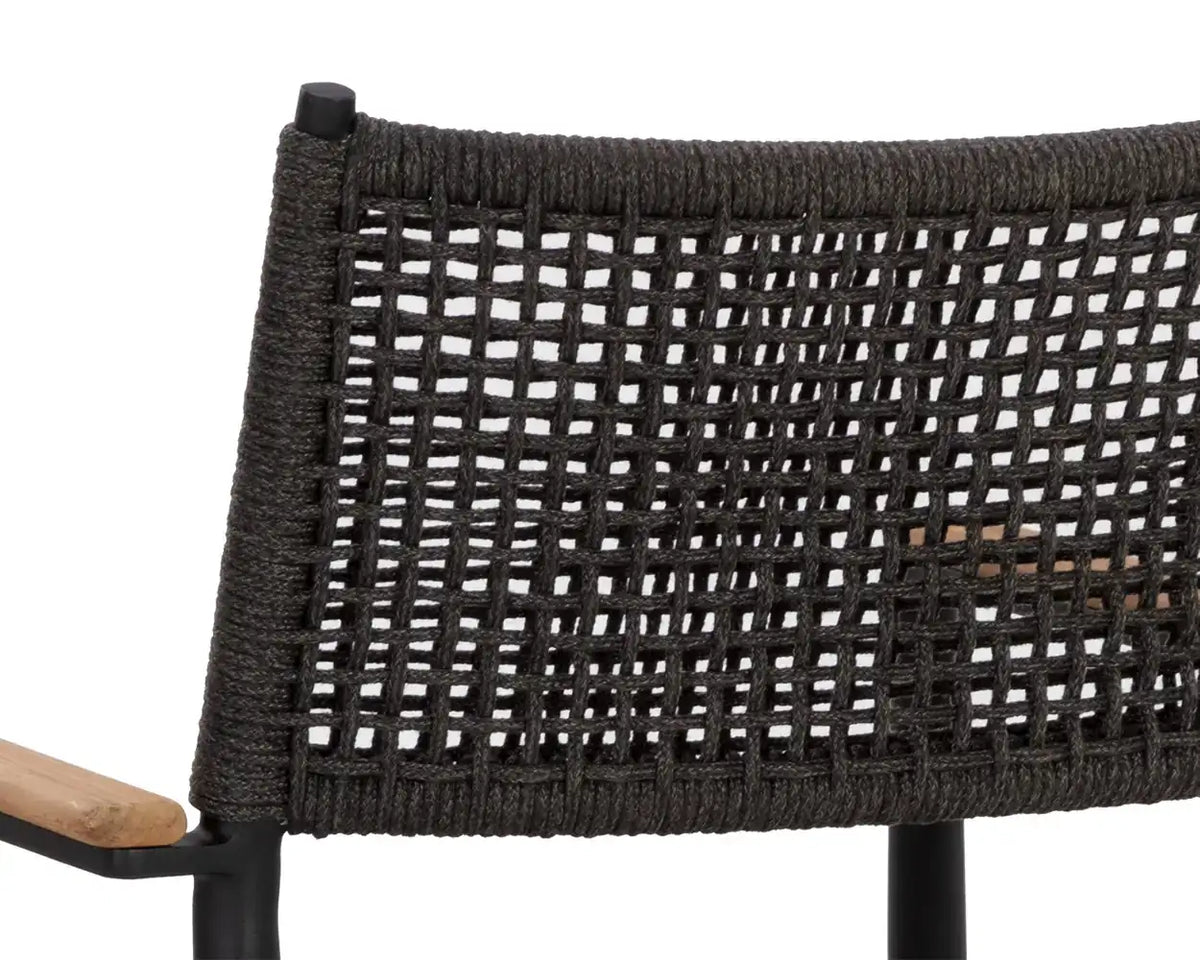 Sunpan NAVA STACKABLE DINING ARMCHAIR - Outdoor Furniture