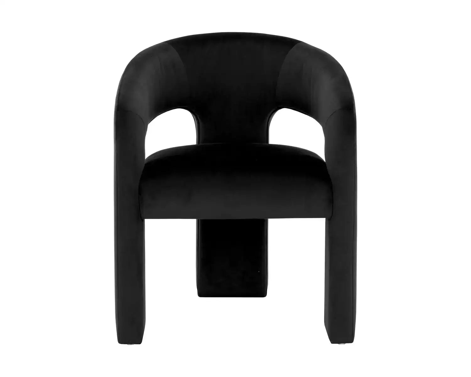 Sunpan ISIDORE DINING ARMCHAIR - ABBINGTON BLACK - Dining Chairs