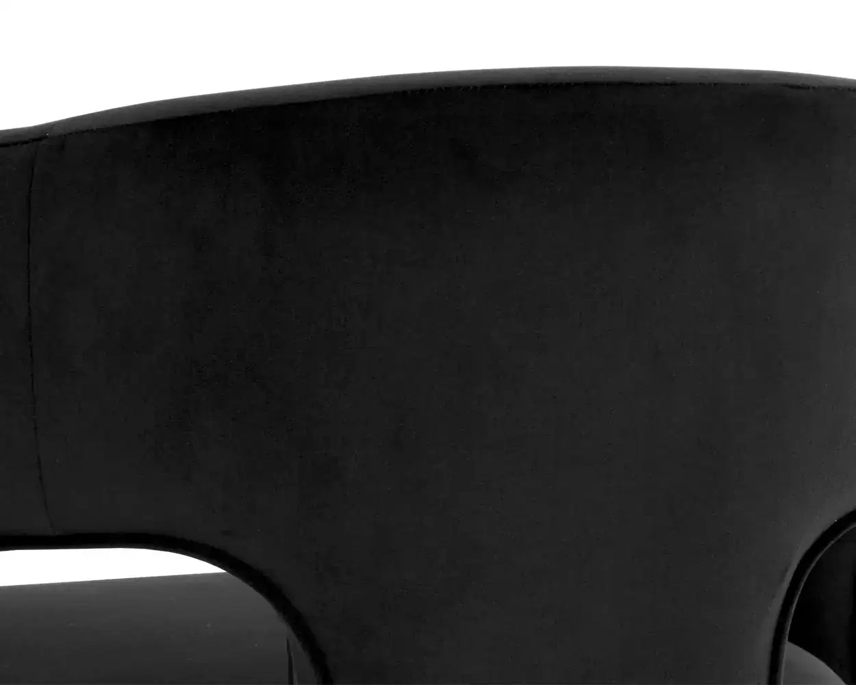 Sunpan ISIDORE DINING ARMCHAIR - ABBINGTON BLACK - Dining Chairs