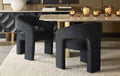 Sunpan ISIDORE DINING ARMCHAIR - ABBINGTON BLACK - Dining Chairs