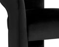 Sunpan ISIDORE DINING ARMCHAIR - ABBINGTON BLACK - Dining Chairs