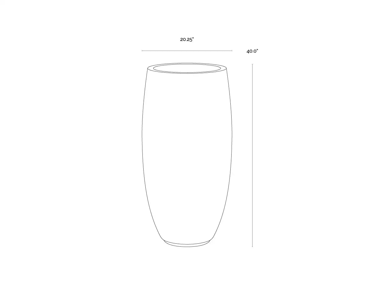 SUNPAN ASTER PLANTER - Outdoor Furniture