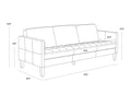 SUNPAN KARMELO SOFA - Sofa