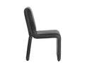 Sunpan CASCATA DINING CHAIR - MARSEILLE BLACK LEATHER - Dining Chairs