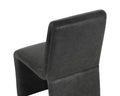 Sunpan CASCATA DINING CHAIR - MARSEILLE BLACK LEATHER - Dining Chairs