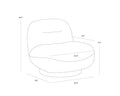 SUNPAN FRANZE SWIVEL LOUNGE CHAIR - Lounge