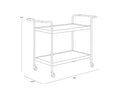 SUNPAN DURVA BAR CART - Cabinets & Bar