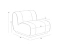 Sunpan BLAISE SWIVEL LOUNGE CHAIR - Lounge