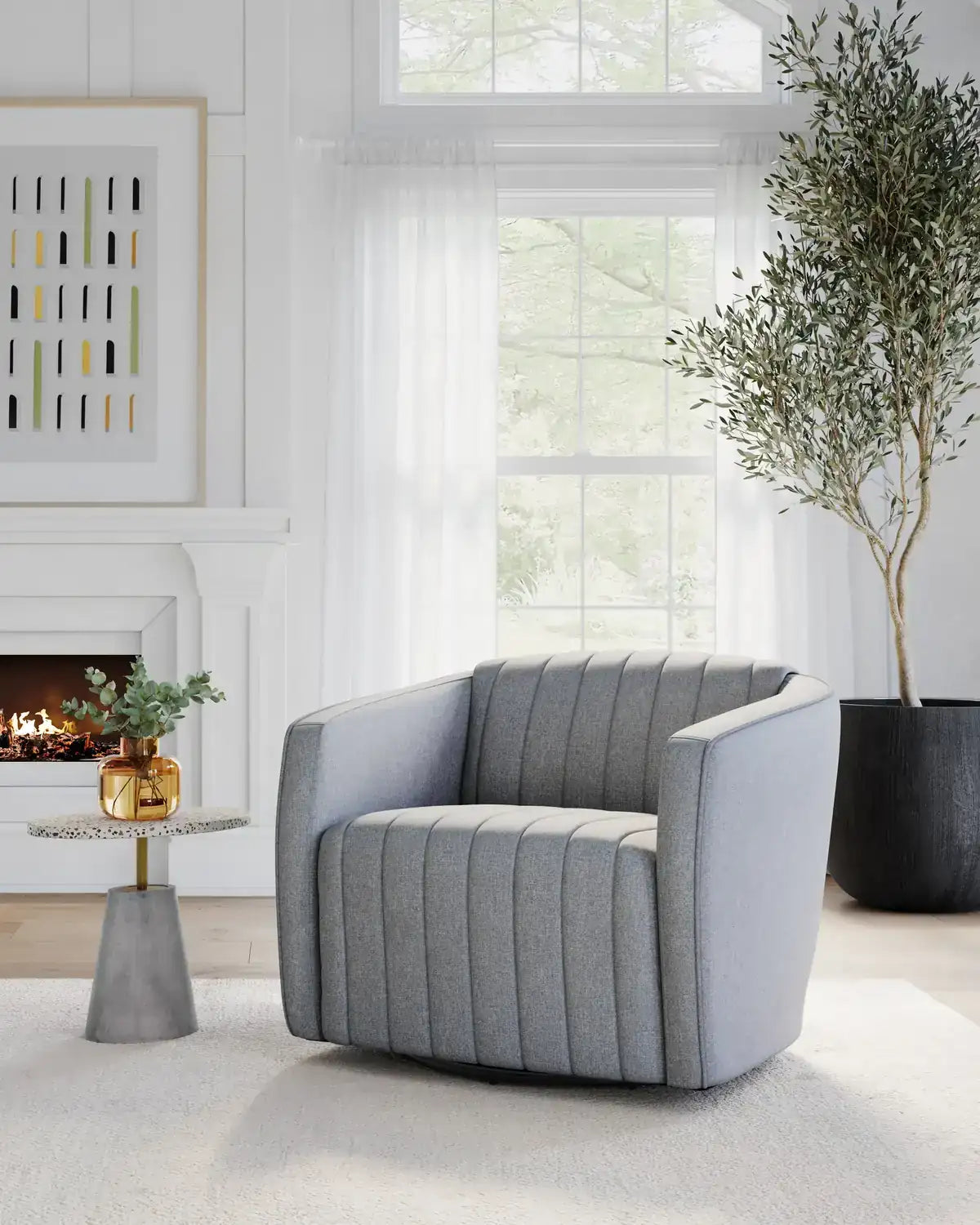 SUNPAN GARRISON SWIVEL LOUNGE CHAIR - Lounge