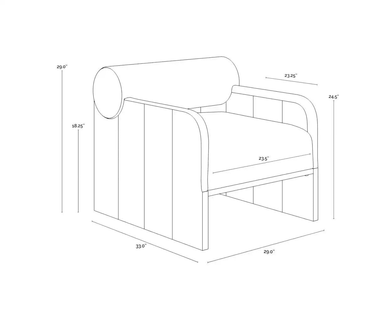 Sunpan COBURN LOUNGE CHAIR - Lounge