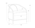 Sunpan CICERO LOUNGE CHAIR - Lounge
