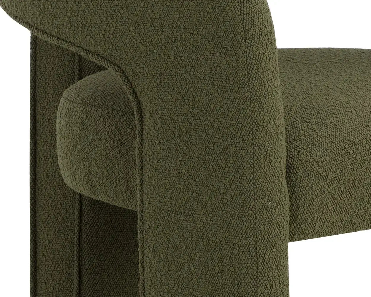 Sunpan ISIDORE DINING ARMCHAIR - COPENHAGEN OLIVE - Dining Chairs