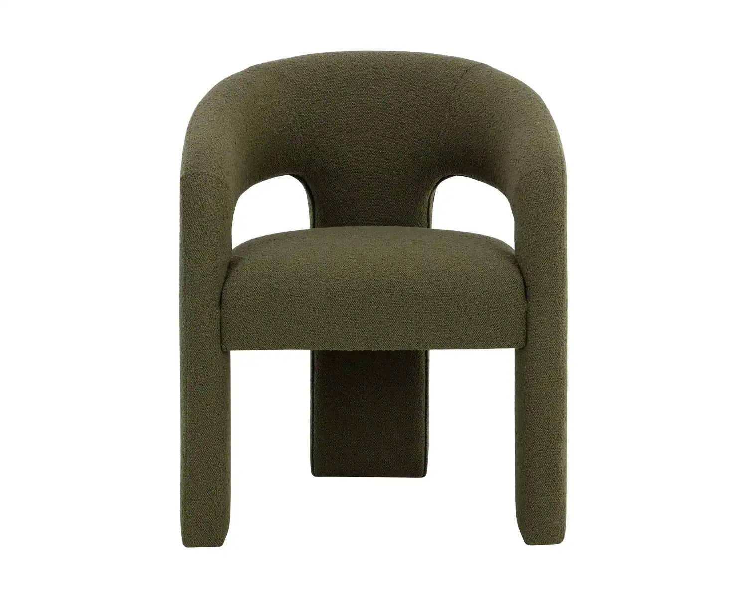 Sunpan ISIDORE DINING ARMCHAIR - COPENHAGEN OLIVE - Dining Chairs