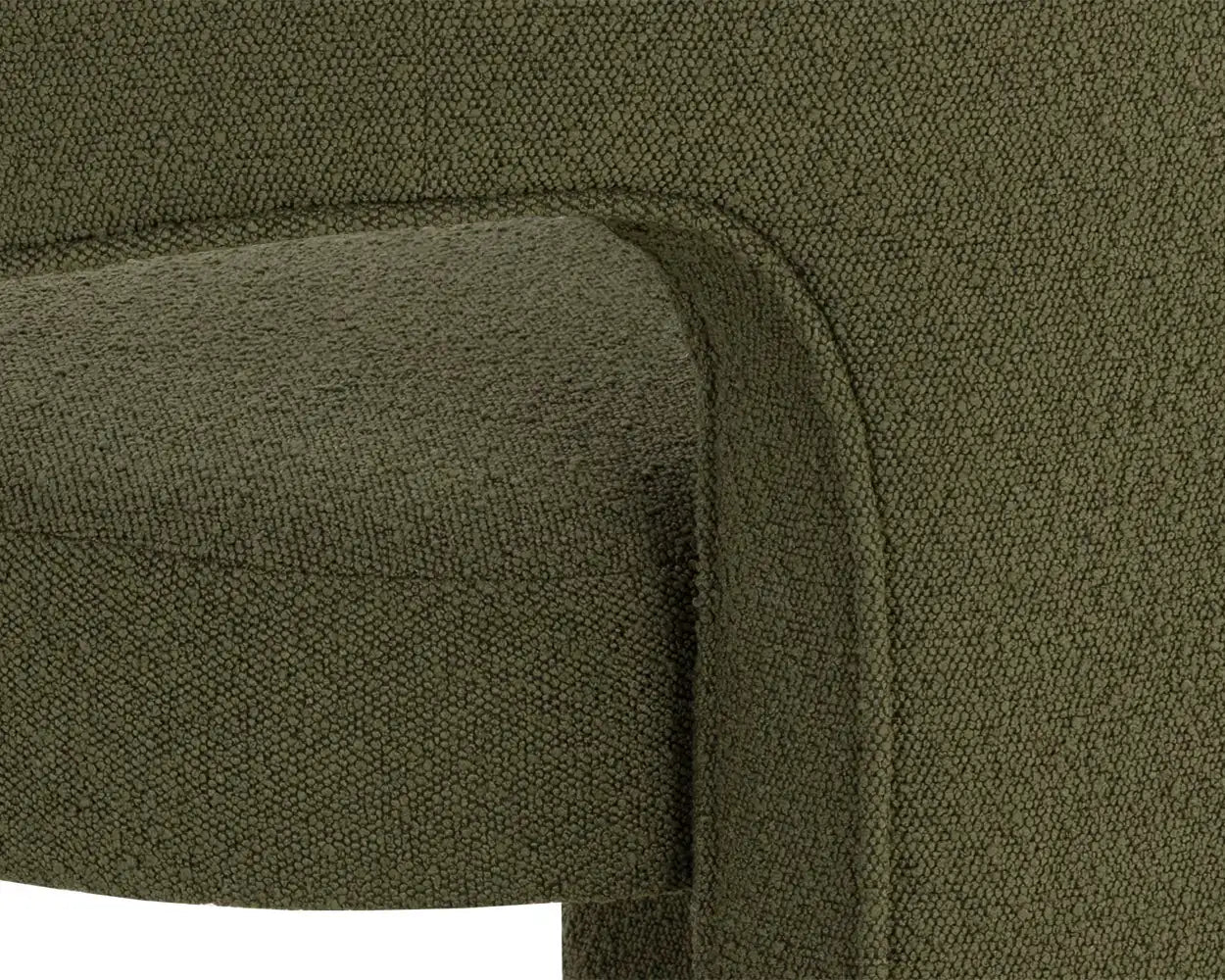 Sunpan ISIDORE DINING ARMCHAIR - COPENHAGEN OLIVE - Dining Chairs