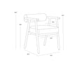 SUNPAN SOVA DINING ARMCHAIR - Dinning Chairs