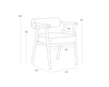 Sunpan SOVA DINING ARMCHAIR - Dining Chairs