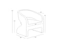 Sunpan CURA LOUNGE CHAIR - Outdoor Furniture