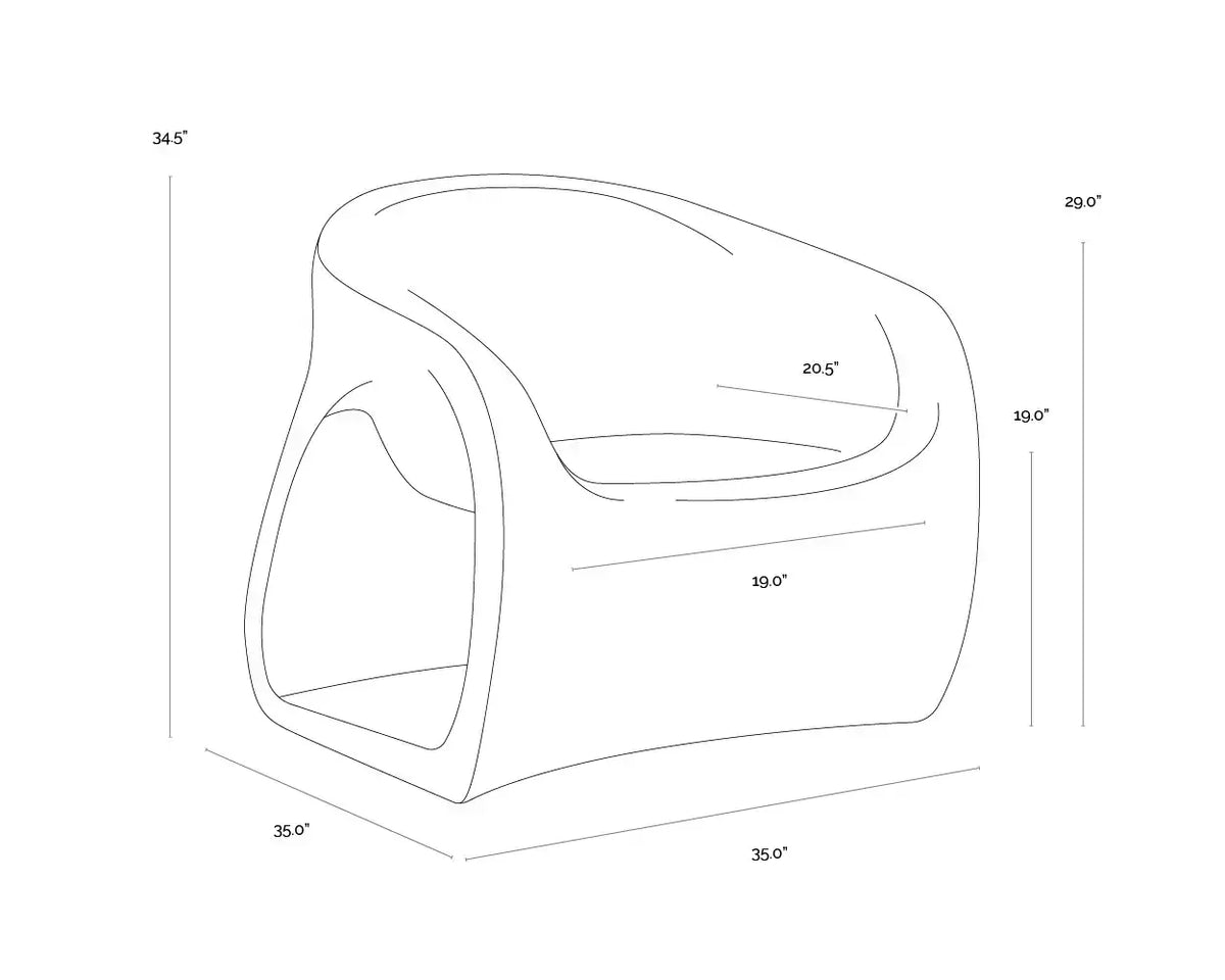 Sunpan ORSON LOUNGE CHAIR - Outdoor Furniture