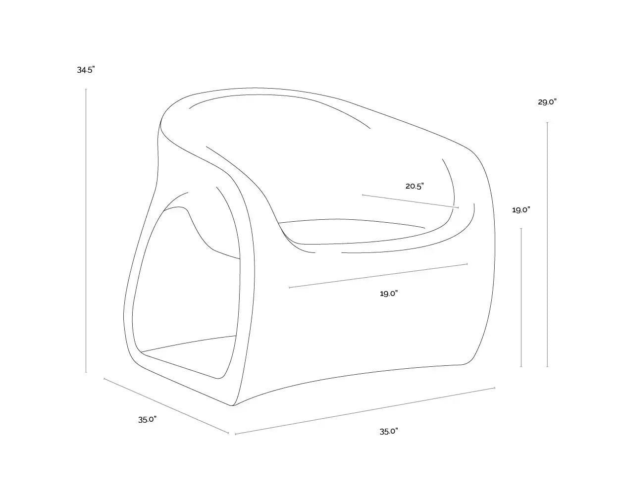 SUNPAN ORSON LOUNGE CHAIR - Outdoor Furniture
