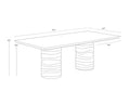 Sunpan ALANYA DINING TABLE - Outdoor Furniture