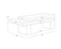 SUNPAN HERRIOT COFFEE TABLE - Outdoor Furniture