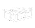 Sunpan HERRIOT COFFEE TABLE - Outdoor Furniture