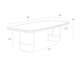 Sunpan CALIDA DINING TABLE - Dining Tables
