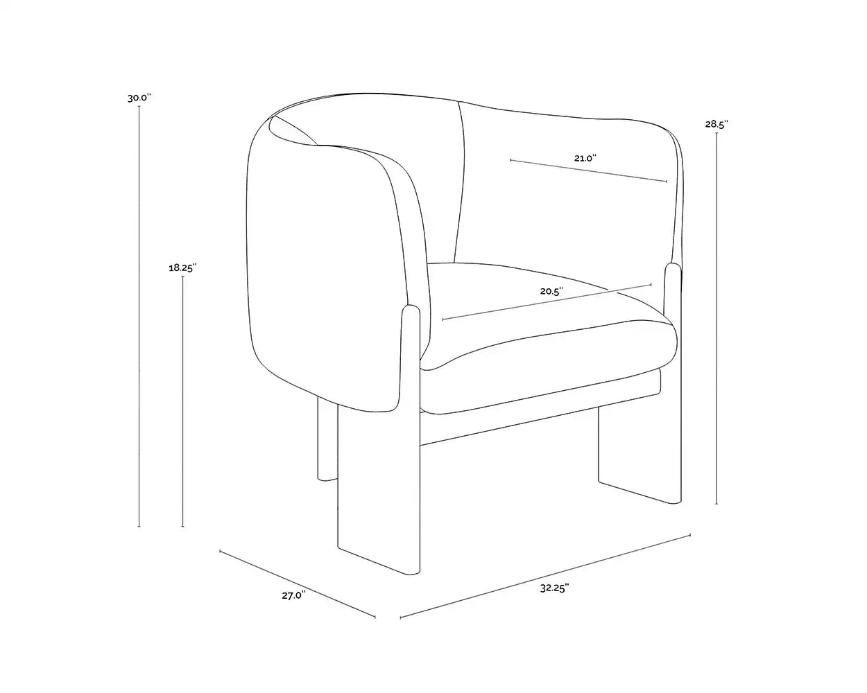 SUNPAN TRINE LOUNGE CHAIR - Lounge