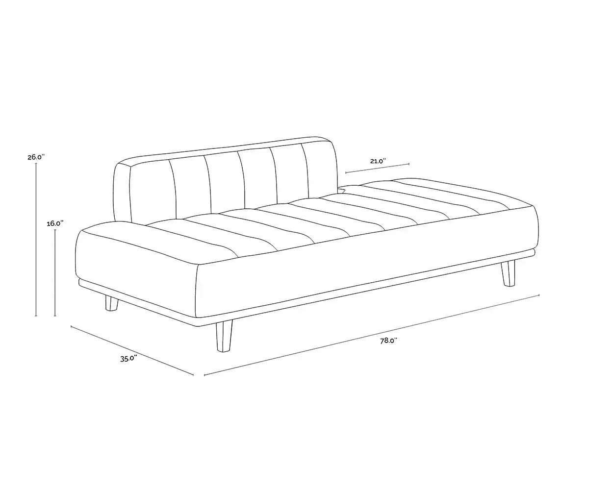 SUNPAN ILYANA DAYBED - Lounge