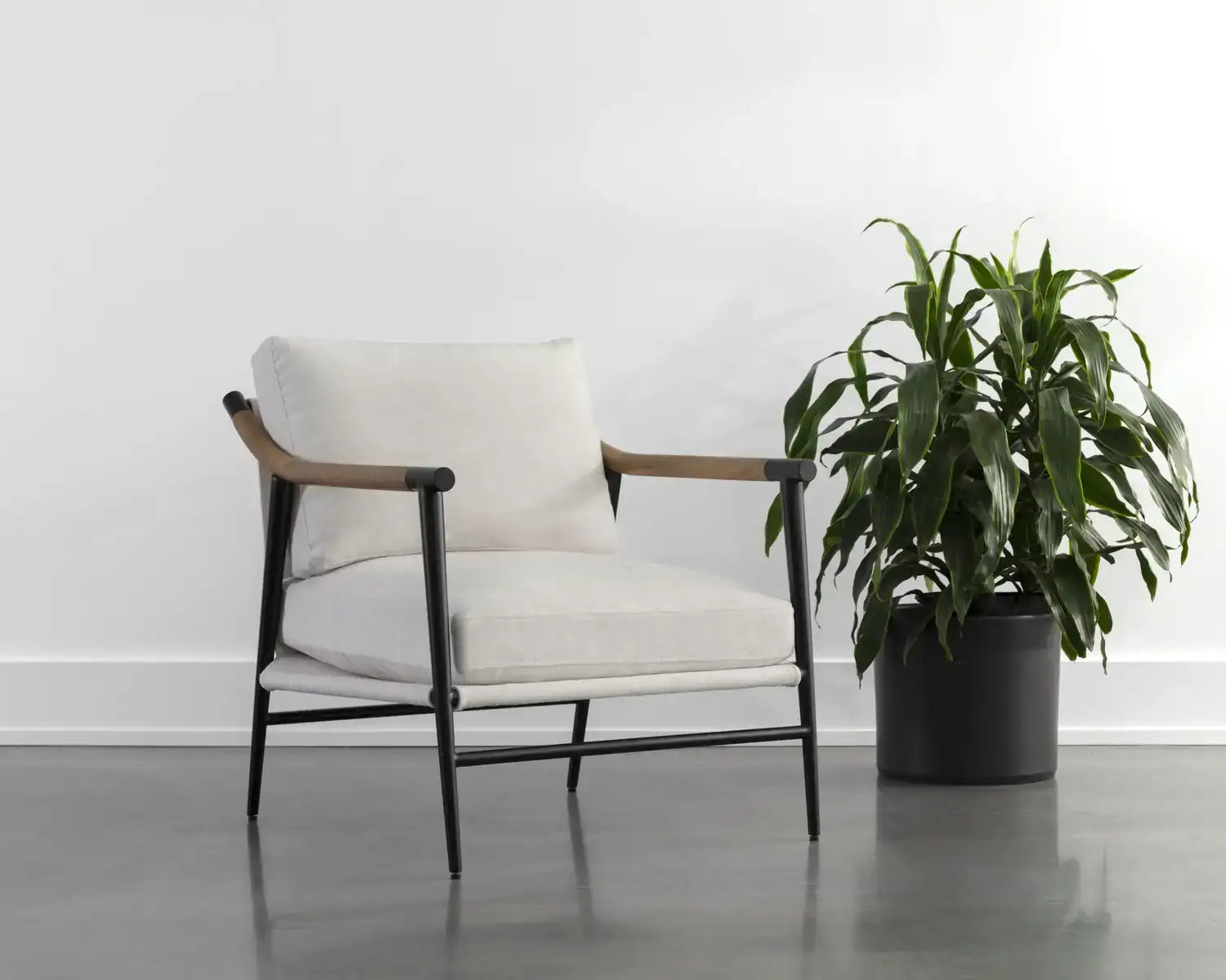 MEADOW ARMCHAIR - HEATHER IVORY TWEED - Lounge