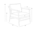 MEADOW ARMCHAIR - HEATHER IVORY TWEED - Lounge