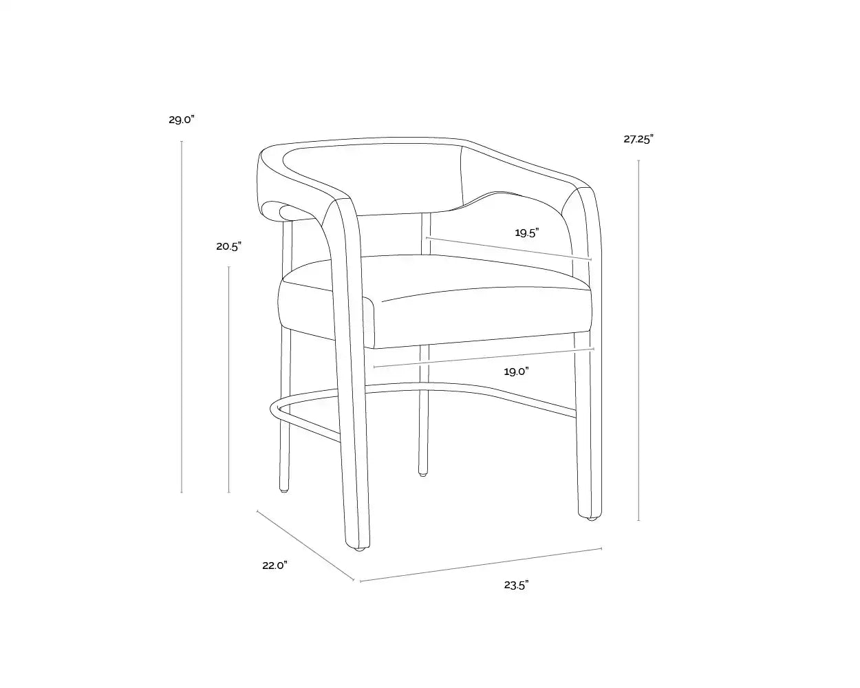 SUNPAN MAVIA DINING ARMCHAIR - Dining Chairs