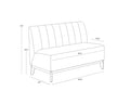 Sunpan KOSOVO BANQUETTE - Sofa