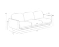 EVERTON SOFA - MEG DARK BROWN - Sofa
