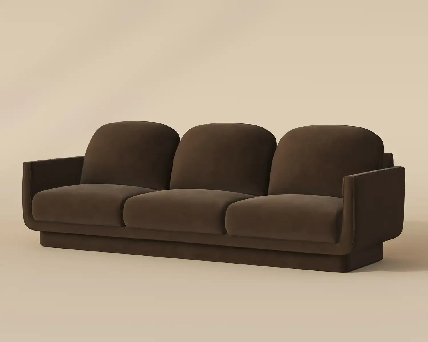 EVERTON SOFA - MEG DARK BROWN - Sofa