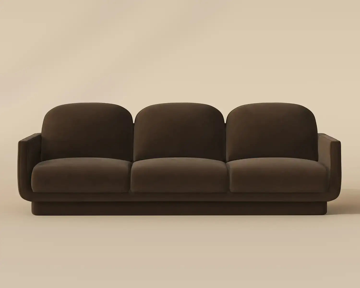 EVERTON SOFA - MEG DARK BROWN - Sofa
