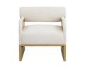 COBURN LOUNGE CHAIR - RUSTIC OAK - ECLIPSE WHITE - Lounge