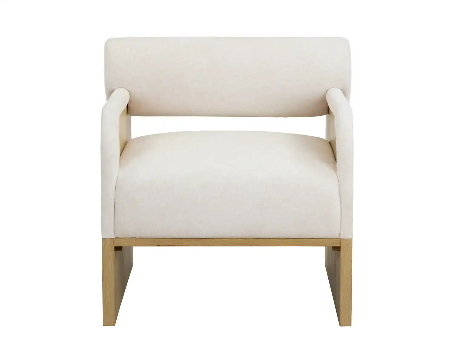 COBURN LOUNGE CHAIR - RUSTIC OAK - ECLIPSE WHITE - Lounge