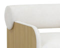 COBURN LOUNGE CHAIR - RUSTIC OAK - ECLIPSE WHITE - Lounge