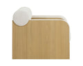 COBURN LOUNGE CHAIR - RUSTIC OAK - ECLIPSE WHITE - Lounge