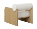 COBURN LOUNGE CHAIR - RUSTIC OAK - ECLIPSE WHITE - Lounge